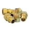 Everflow 7/8" O.D. COMP x 1/2" MIP Reducing Adapter Pipe Fitting, Lead Free Brass C68R-7812-NL - alternate 4